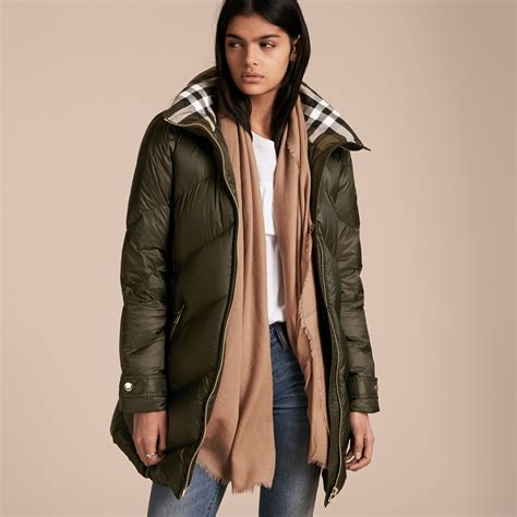 burberry chevron padded coat|Burberry nylon coats for women.